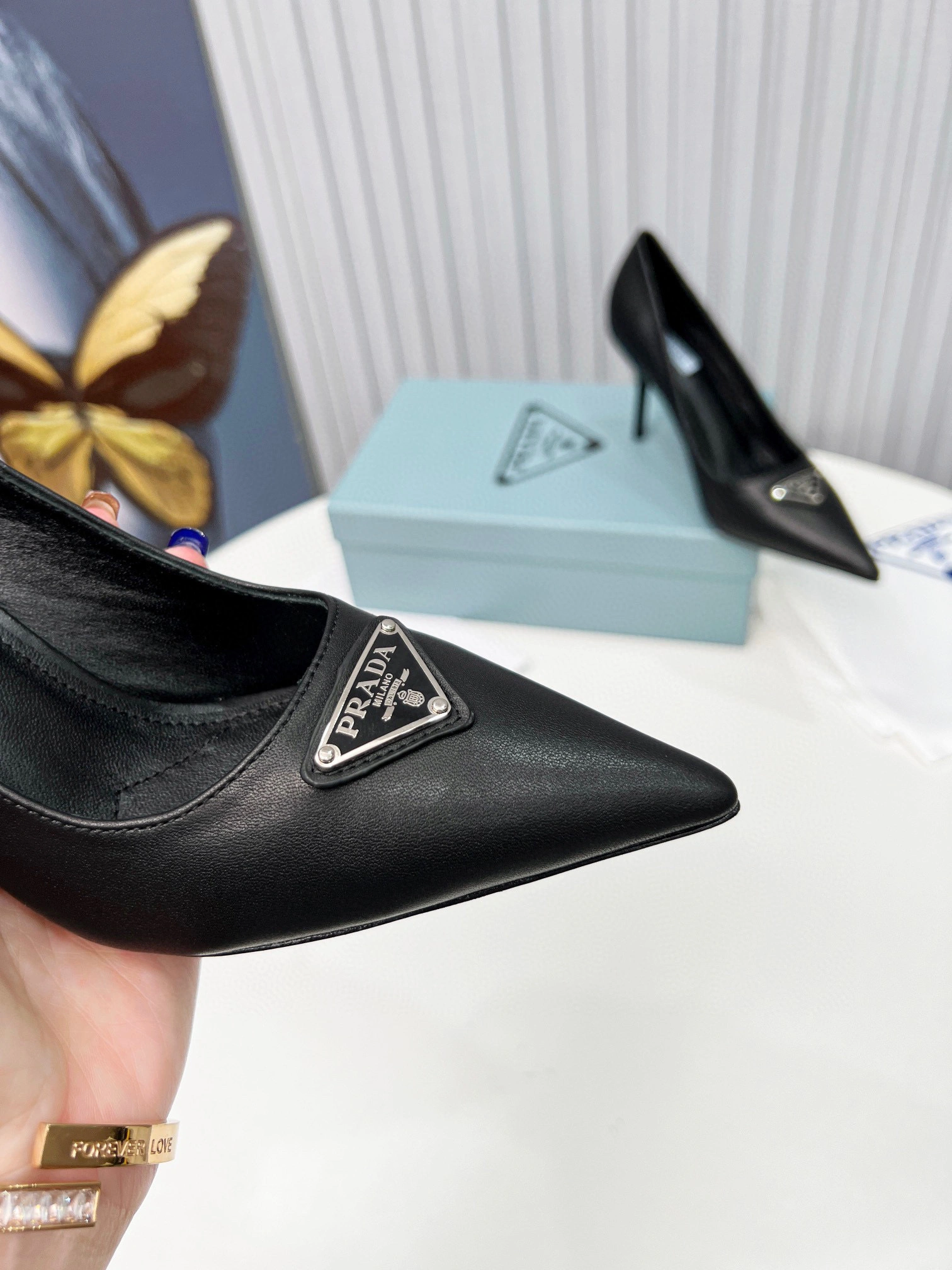 & coco- heel height 8.5cm， Sheepskin item:B-X198J1934